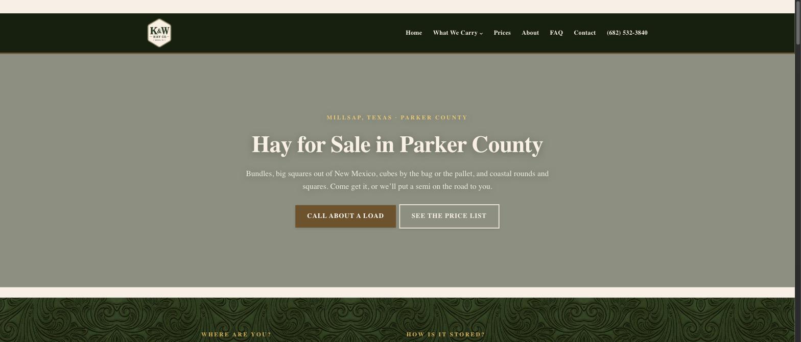 kwhayco.com homepage
